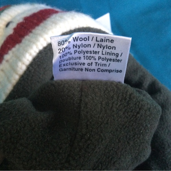 Delux Wool Blend Sock Monkey Pilot Toque Hat Hand made Green NWT - Picture 10 of 10